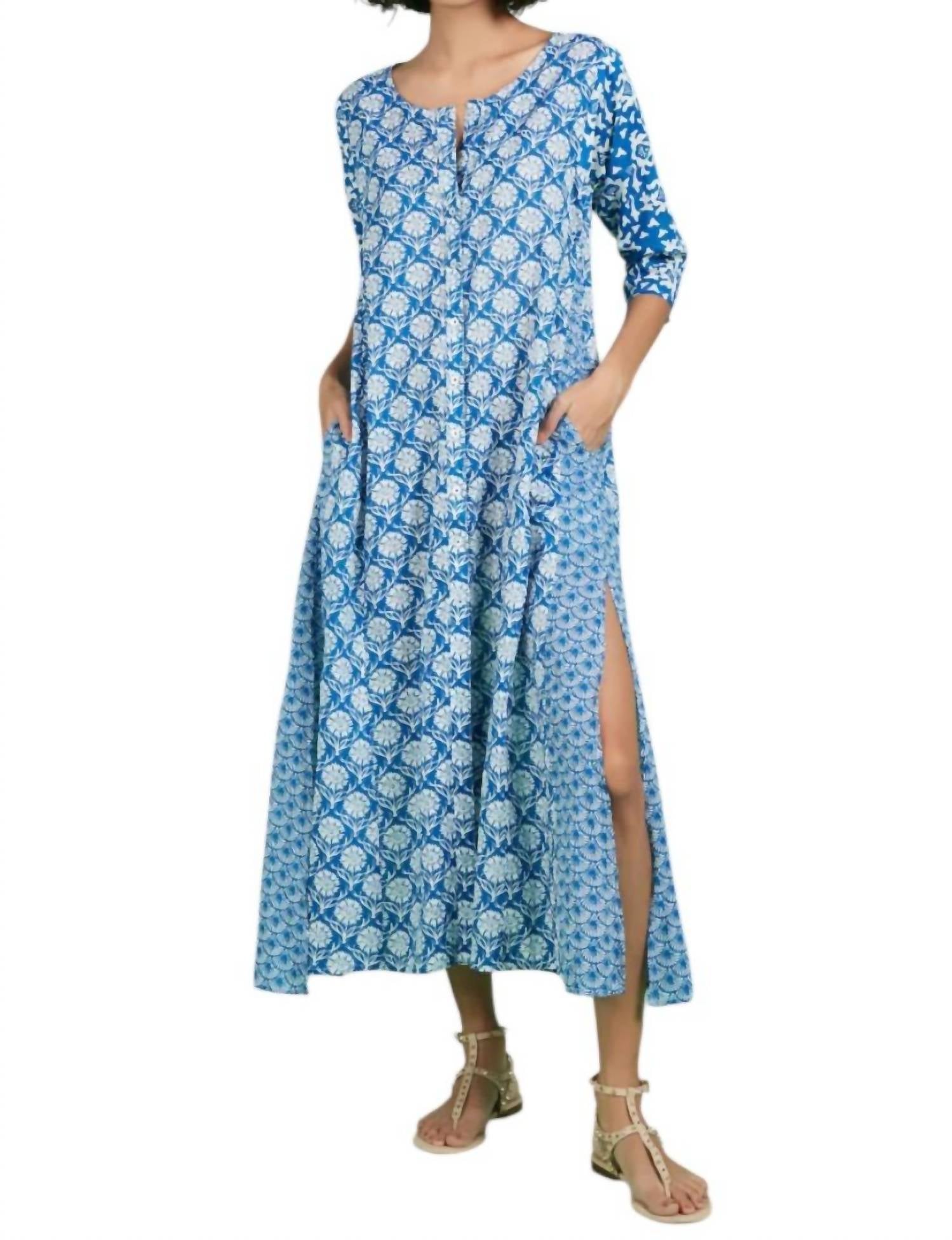 

Платье Blair Long Kurta синего цвета Ro's Garden