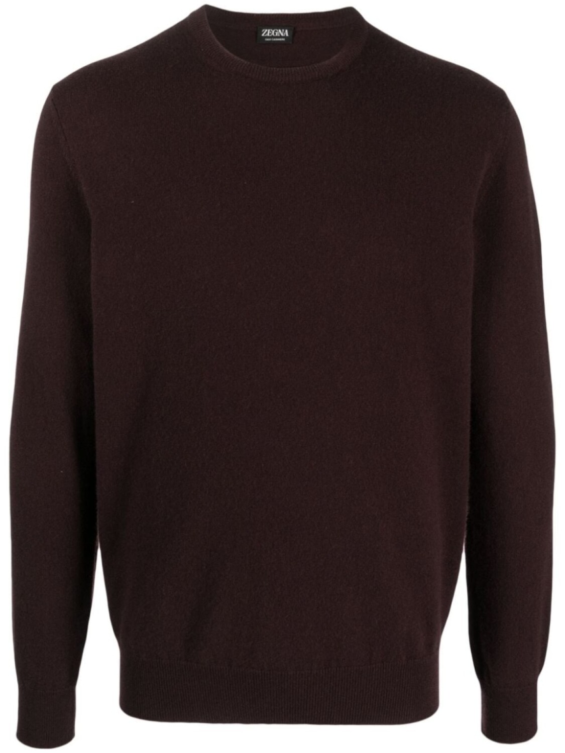 

Zegna кашемировый джемпер с круглым вырезом, красный