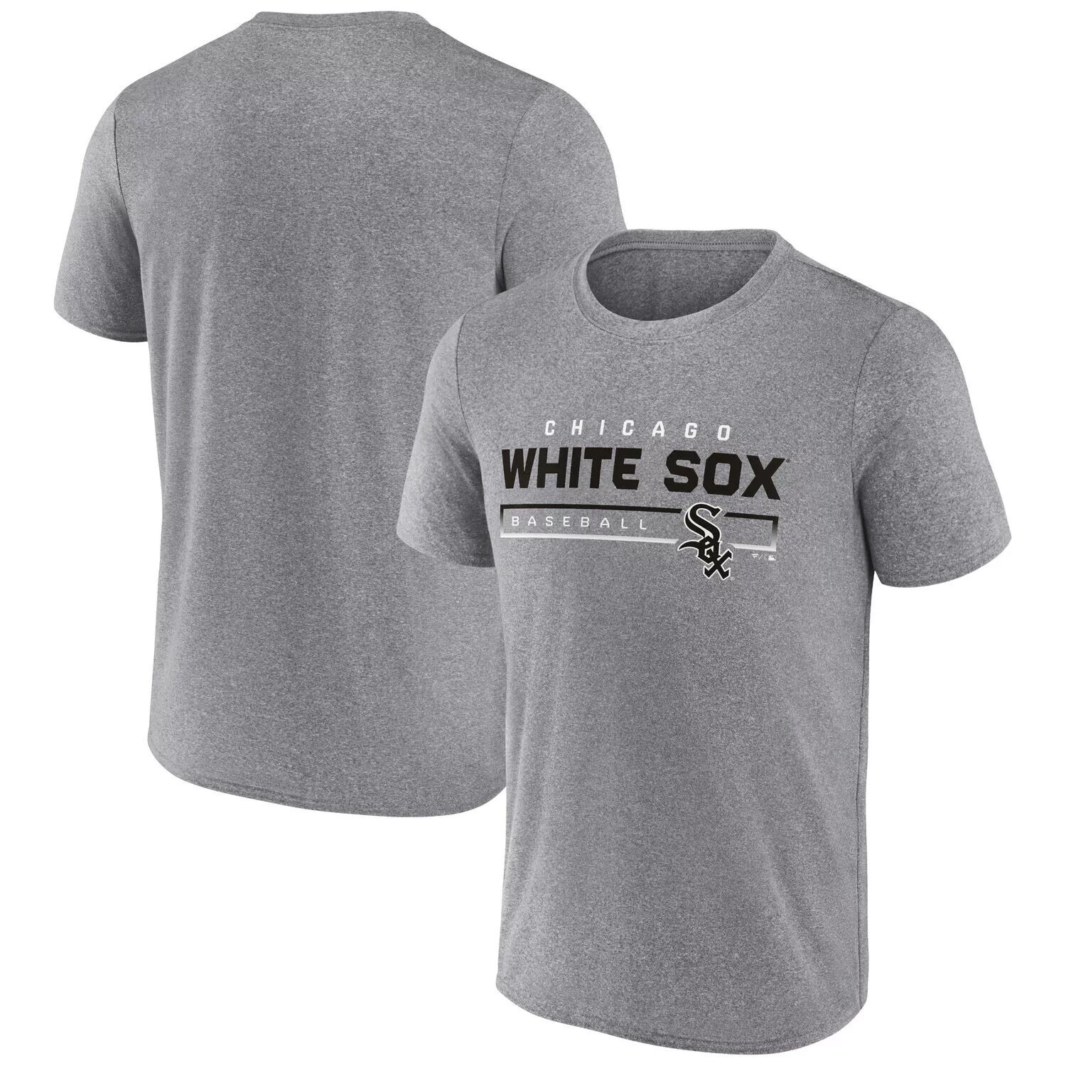 

Мужская фирменная серая футболка с логотипом Chicago White Sox из синтетической ткани длительного пользования Fanatics, Серый, Мужская фирменная серая футболка с логотипом Chicago White Sox из синтетической ткани длительного пользования Fanatics