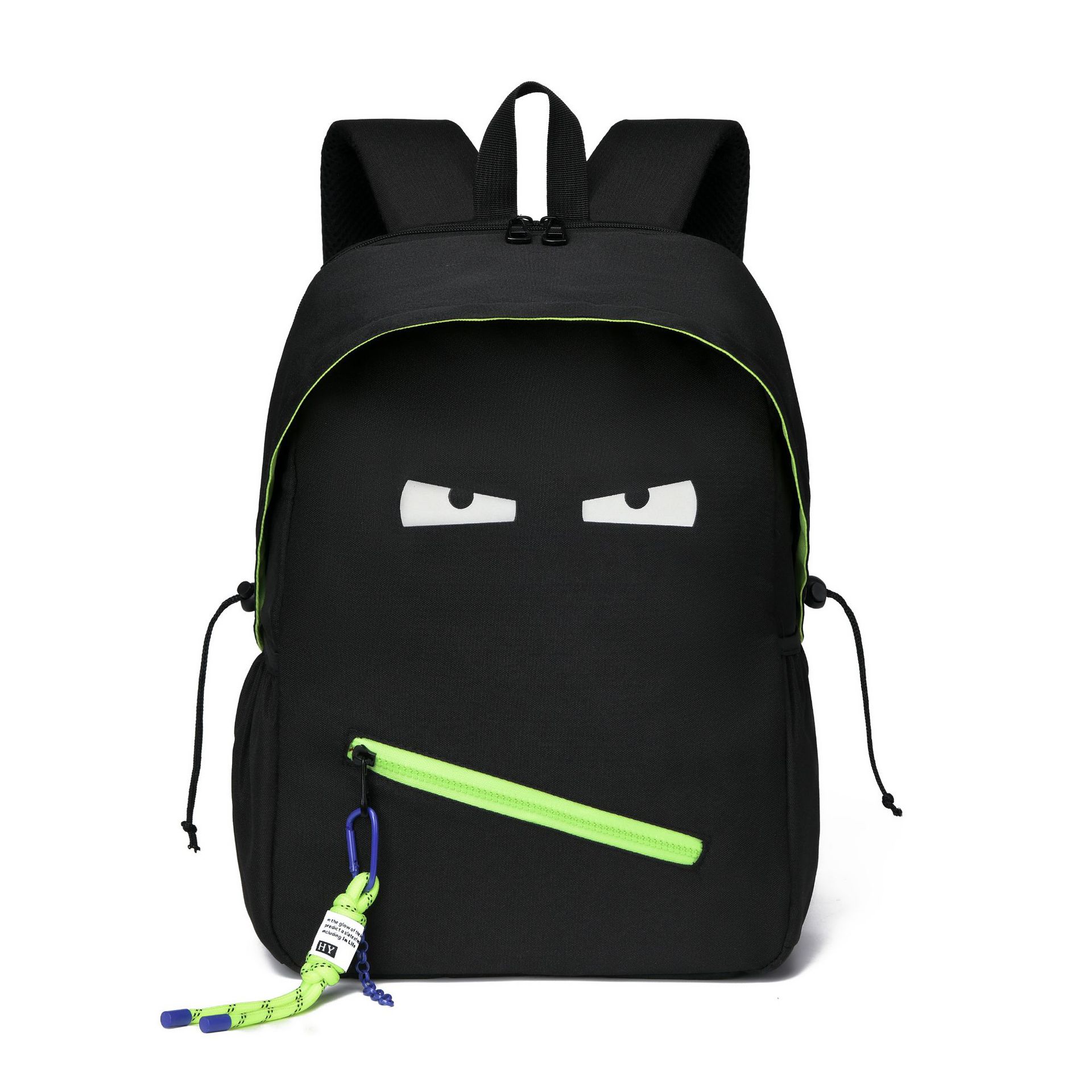 

Водонепроницаемая тканевая рюкзак Regular Unisex Black LEXI, Big Eye Gray Mouth
