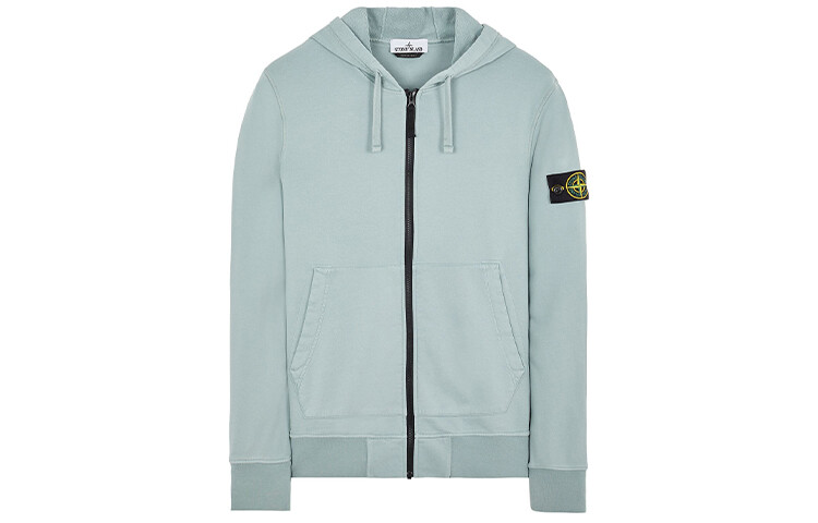 

Толстовка мужская Stone Island с нашивкой, голубой