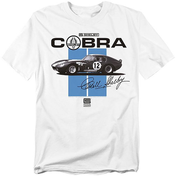 

Футболка с принтом Shelby Cobra racing stripes Big & tall Licensed Character