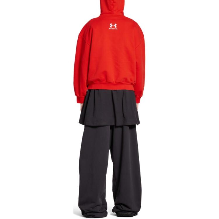 Under Armour X Толстовка унисекс красная Balenciaga, красный — фото 4