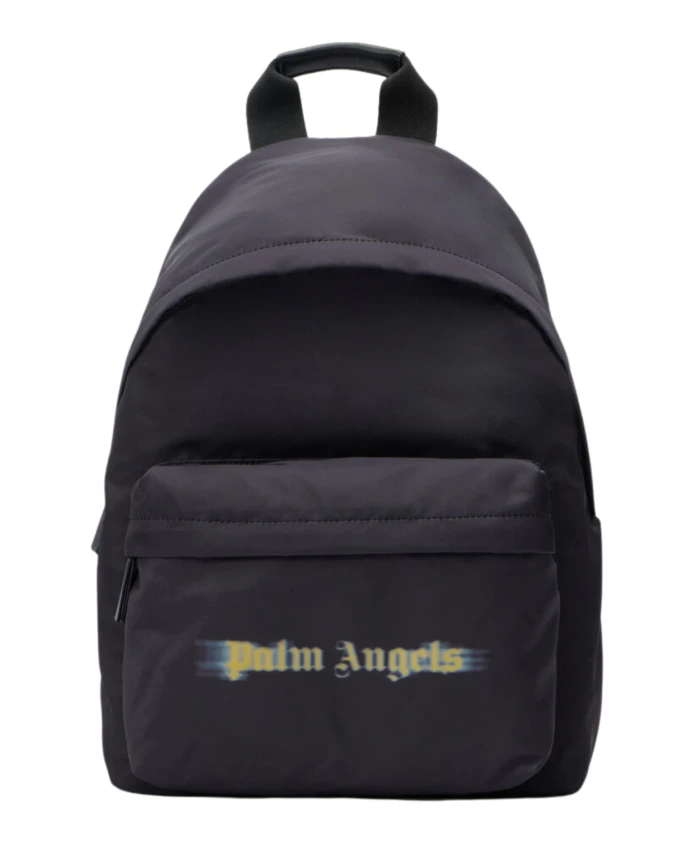 

Размытый логотип большого рюкзака Palm Angels, черный