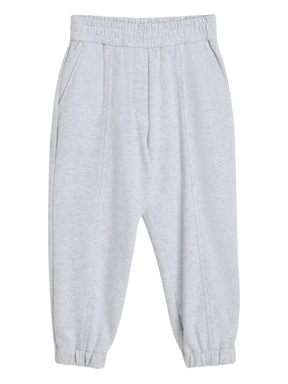 

Брюки с эластичным поясом Brunello Cucinelli Kids, серый