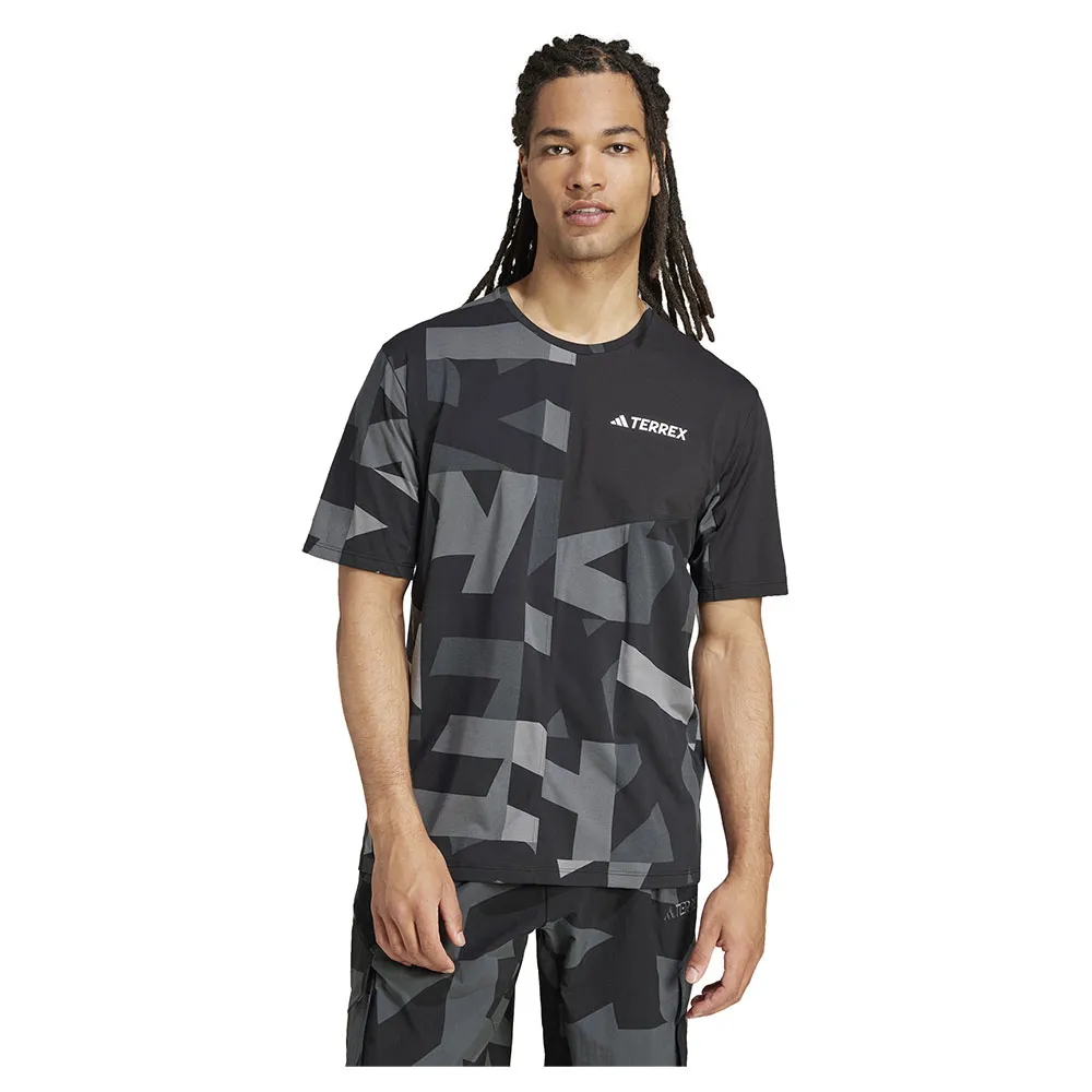 

Футболка с коротким рукавом adidas Terrex Multi Climacool Printed, черный
