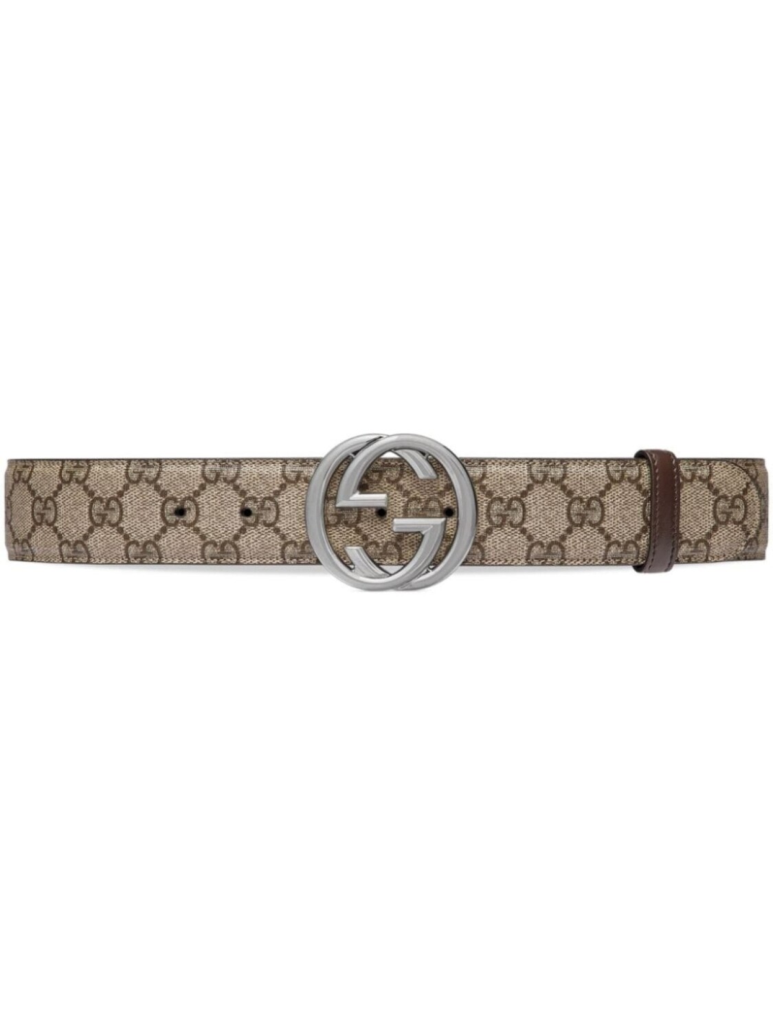 

Gucci ремень с пряжкой Interlocking G, нейтральный цвет