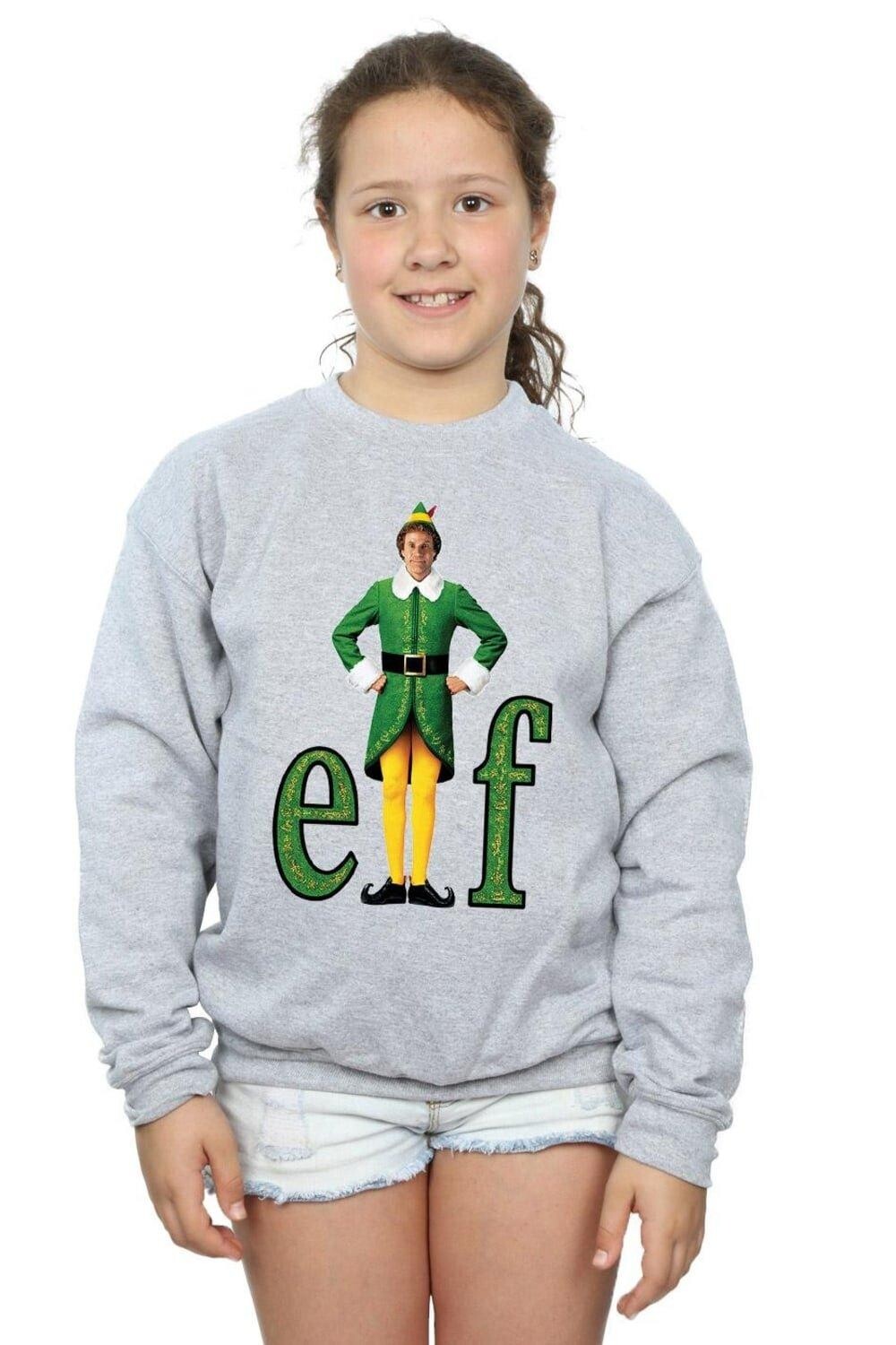 

Толстовка с логотипом Buddy Elf, серый