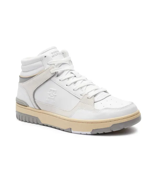 Кроссовки BASKET LEATHER Tommy Hilfiger, белый