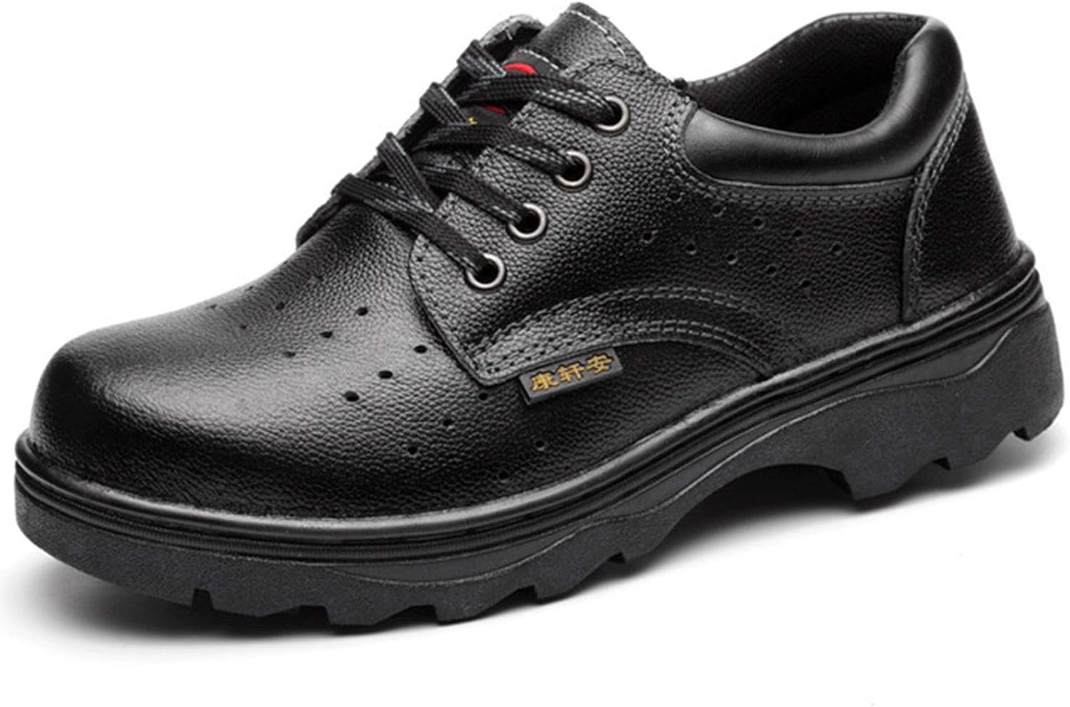 

Защитная обувь для мужчин и женщин с стальным носком, легкие кроссовки, дышащие, защитные промышленные кроссовки (Цвет: черный, размер: 6.5 US) Hisxus