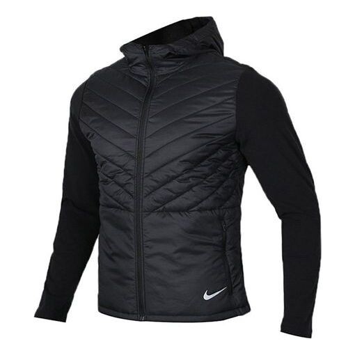 

Куртка woven hooded stay warm casual sports jacket black Nike, черный