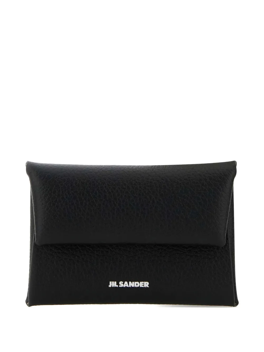 

Складной кожаный кошелек для монет JIL SANDER, черный