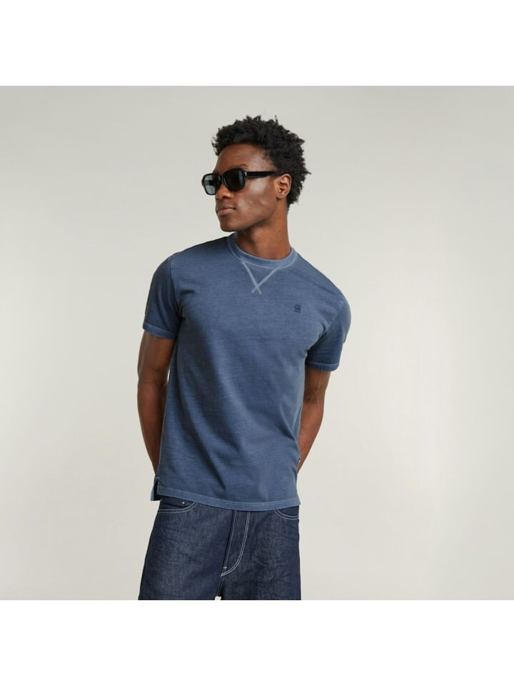 

Футболка G-Star Raw T-Shirt, цвет dk sea blue gd