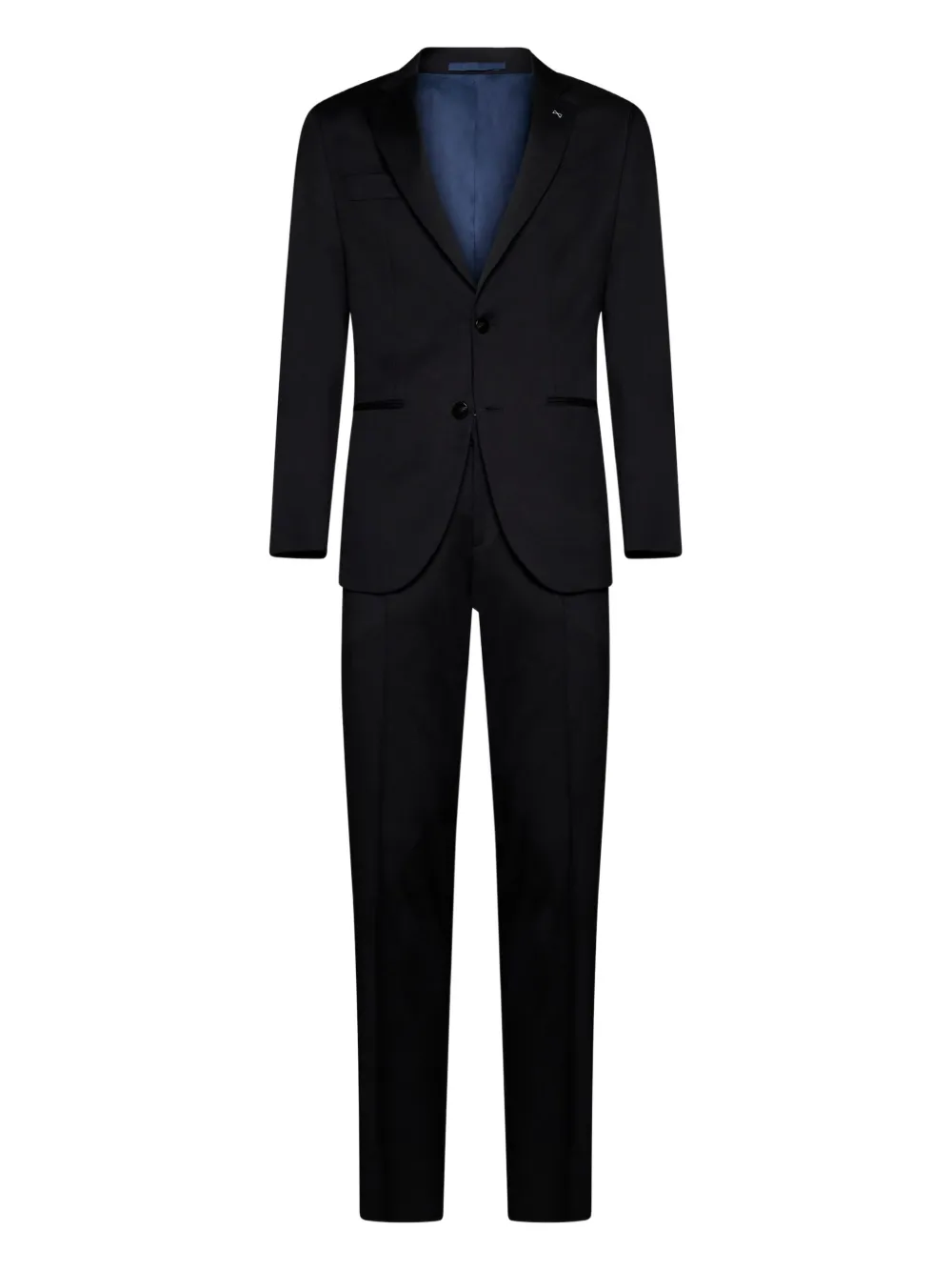 

Костюм с однобортным пиджаком D4.0, черный