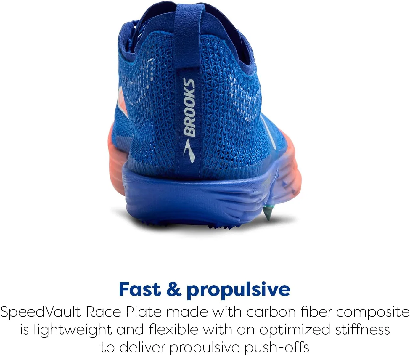 Мужские кроссовки Brooks Hyperion Elite MD, Cobalt Pink Clay Limpet Shell — фото 3