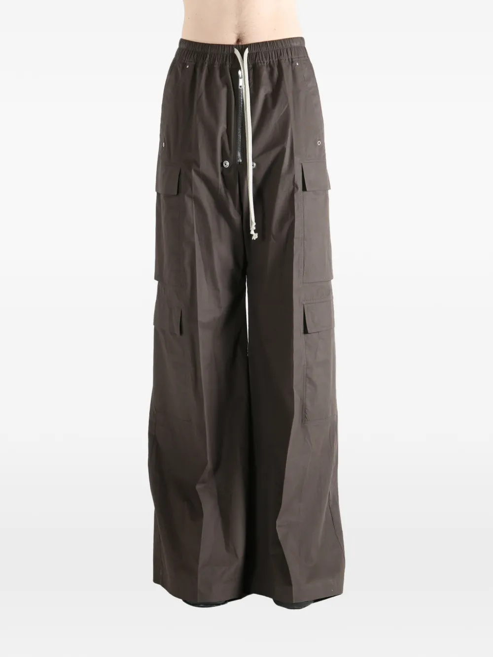 Карго-брюки на кулиске Rick Owens, коричневый — фото 2