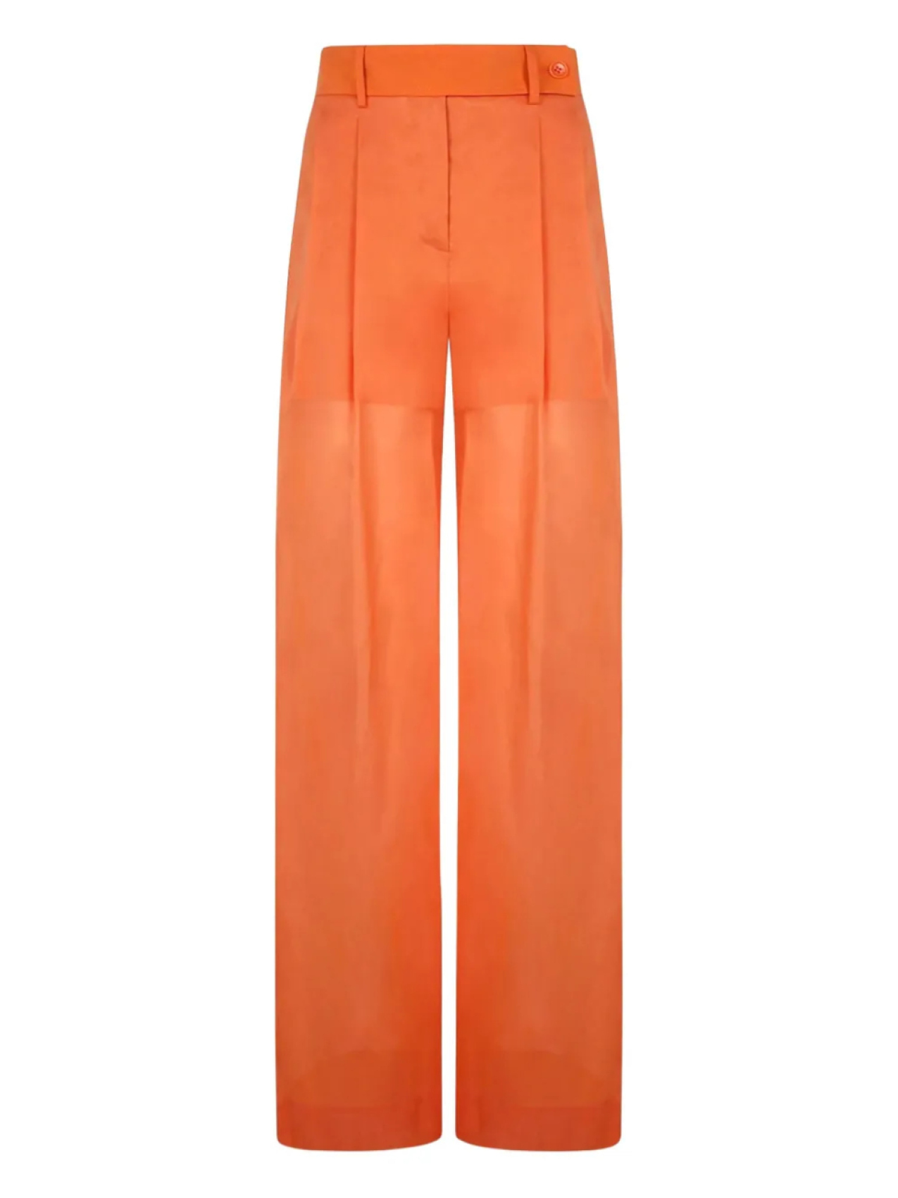 

Брюки со складками Alberta Ferretti, оранжевый