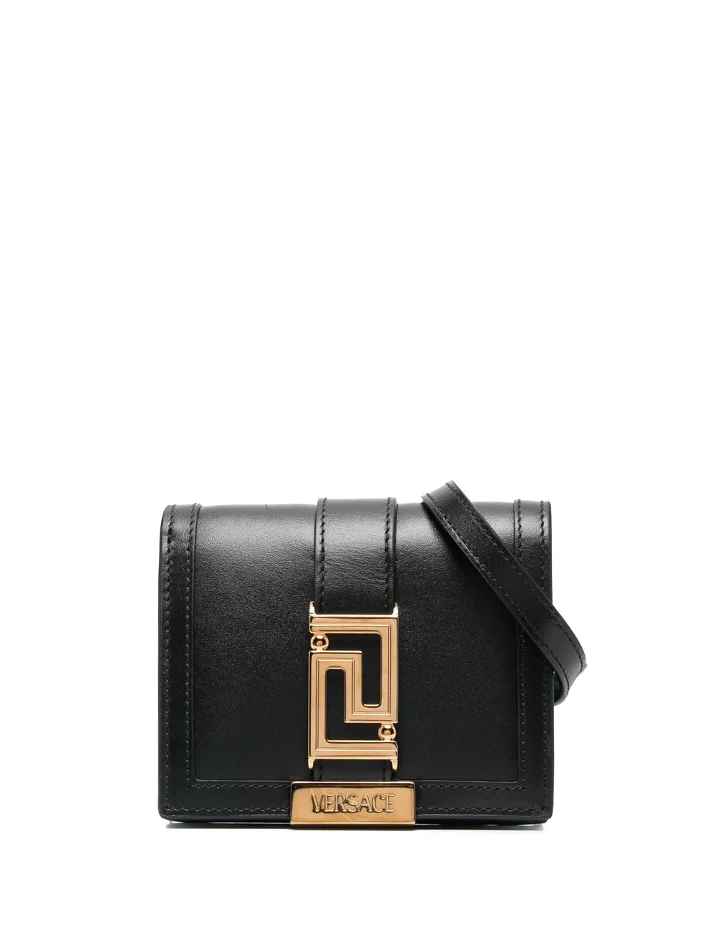 

Кошелек Greca Goddess с цепочкой VERSACE, черный