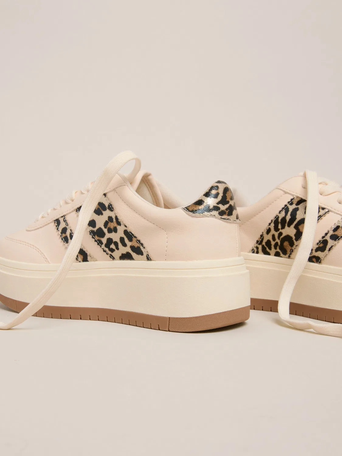 Кроссовки Lipsy, Cream/Camel — фото 4