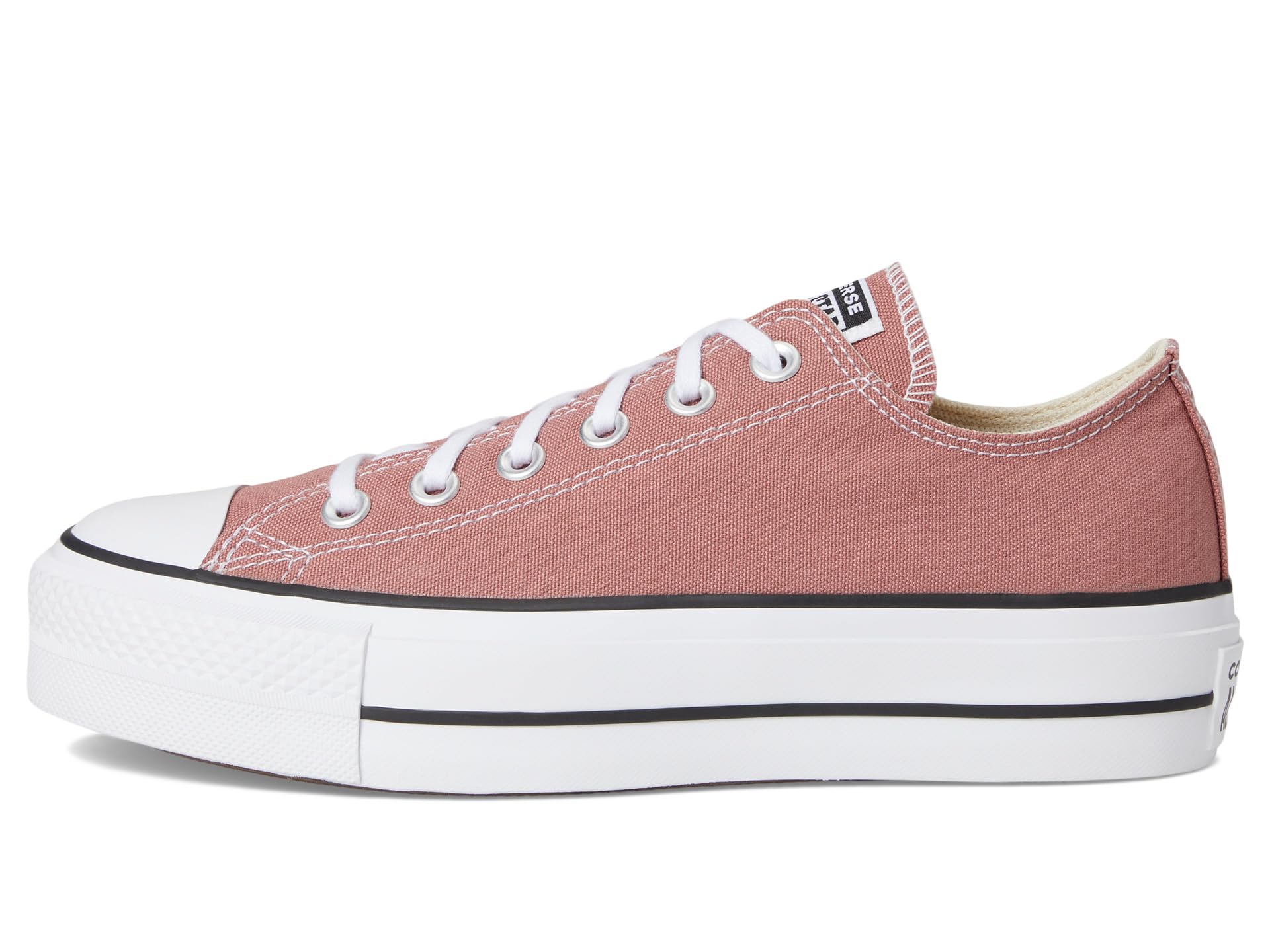 Кроссовки Converse Chuck Taylor All Star Low-Top Lift Platform Sneaker, Light Saddle/Natural Ivory/Black — фото 4