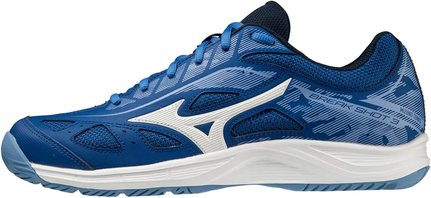 Мужские теннисные кроссовки Breakshot 3 AC Mizuno, синий — фото 2