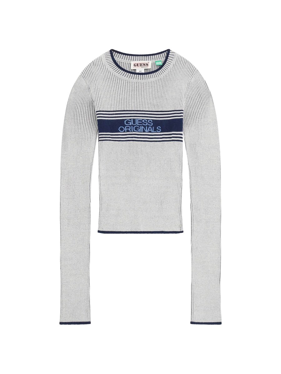 

Тонкий вязаный свитер GUESS Originals Sweater, серый