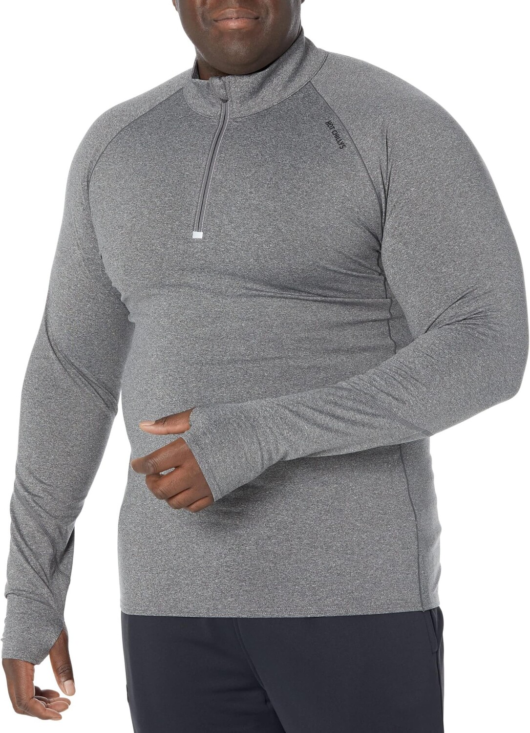 

Micro-Elite Chamois Zone Zip-T Hot Chillys, цвет Granite/Granite
