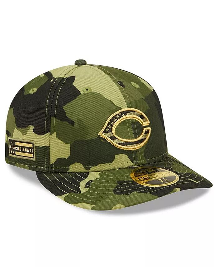 

Мужская камуфляжная шляпа Cincinnati Reds 2022 Armed Forces Day Low Profile 59FIFTY New Era