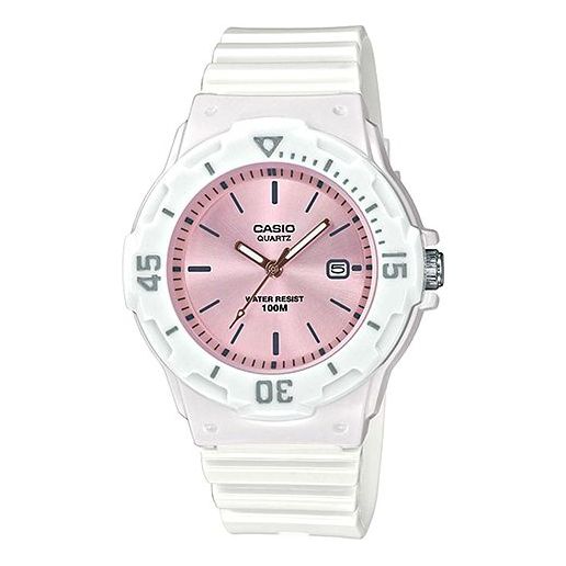 

Часы CASIO Waterproof Sports Pink DialWhite Strap PinkWhite Analog