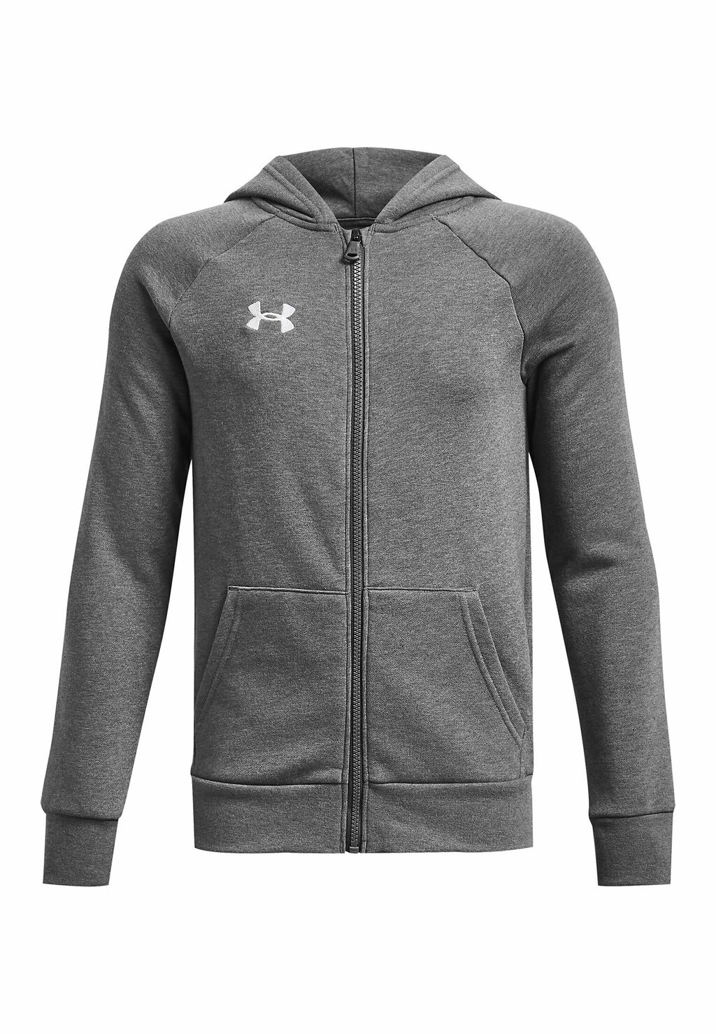 

Толстовка UA RIVAL FZ Under Armour, цвет castlerock light heather