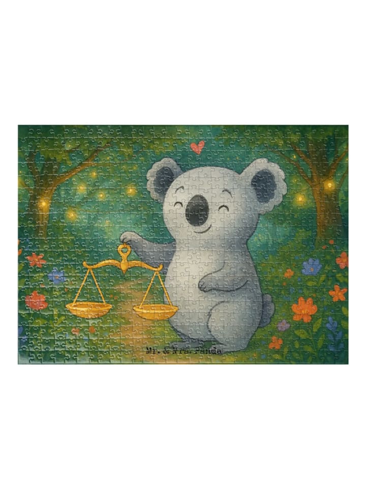 

Mr. & Mrs. Panda Дизайн головоломки «Весы» в астрологическом стиле, без лишних слов, в белом цвете