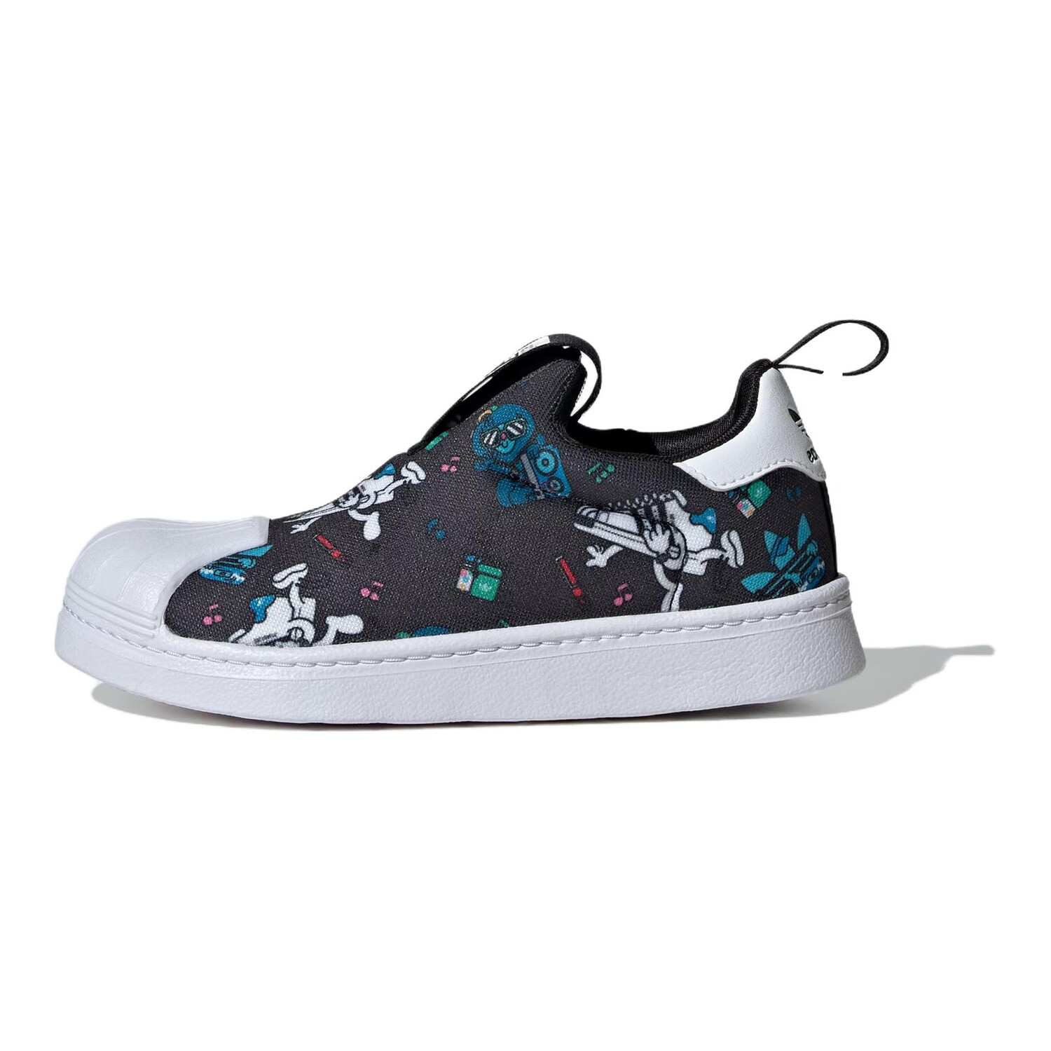 

Кроссовки adidas originals SUPERSTAR 360 Kids Lifestyle Shoes Kids Low-top Black/white/blue, белый