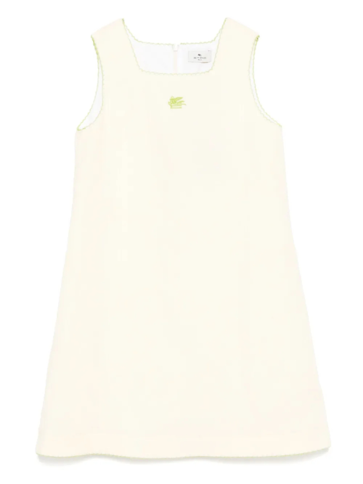 

Платье с вышитым логотипом ETRO KIDS, желтый