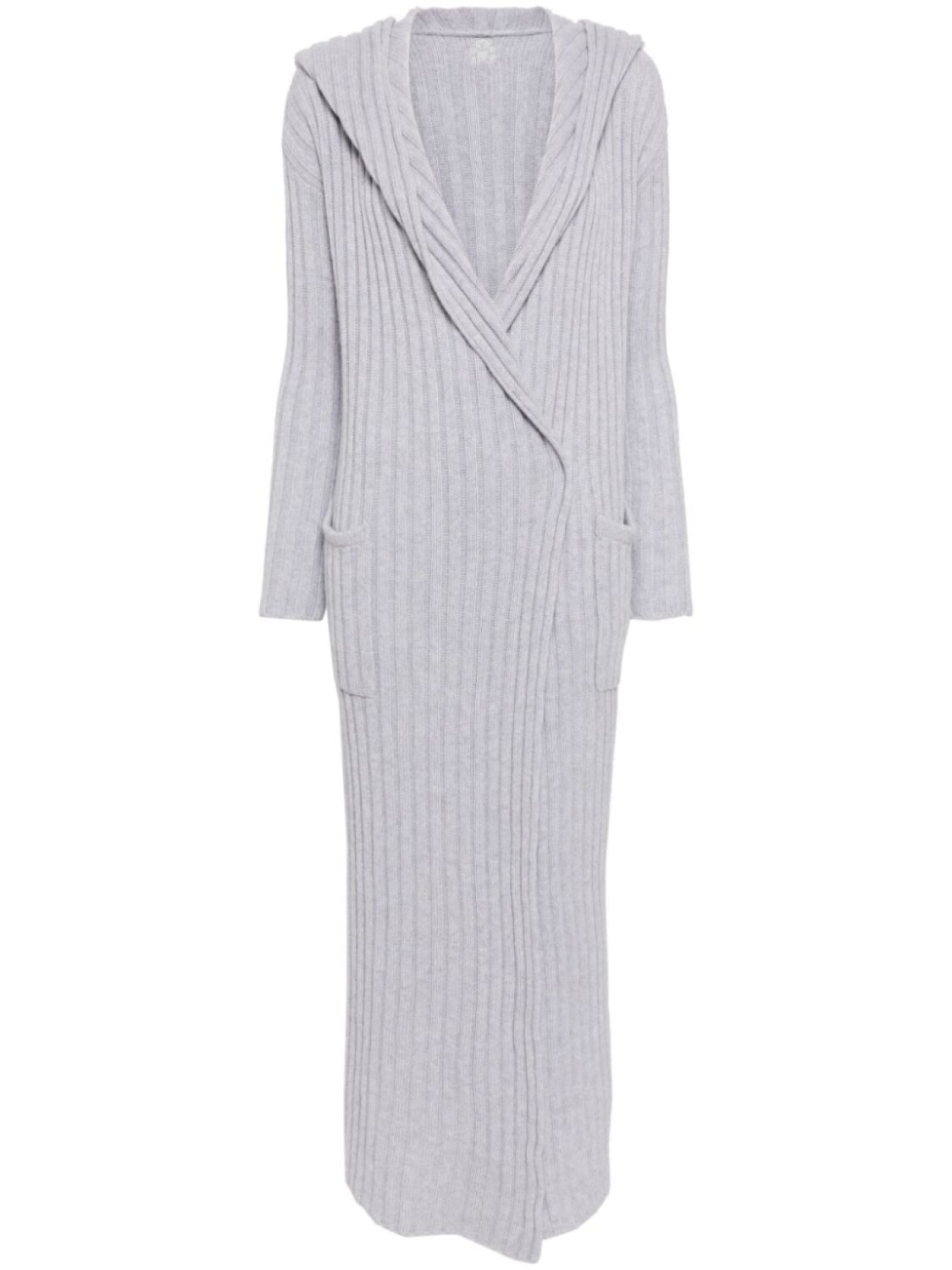 

Teddy Cashmere кашемировый кардиган Amalfi крупной вязки, серый