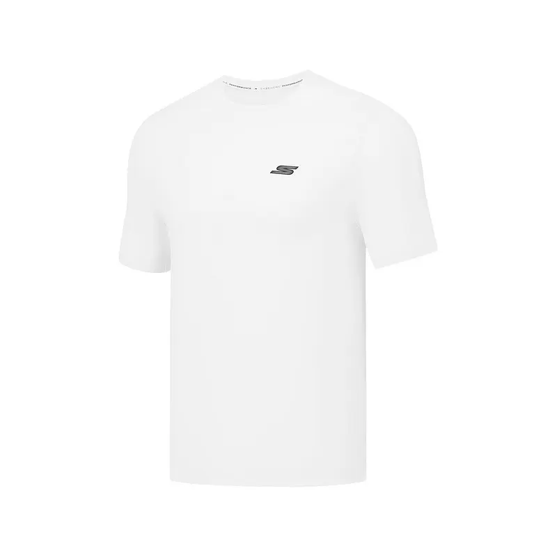 

Skechers Футболка GODRI мужская bright white 0019, Белый, Skechers Футболка GODRI мужская bright white 0019