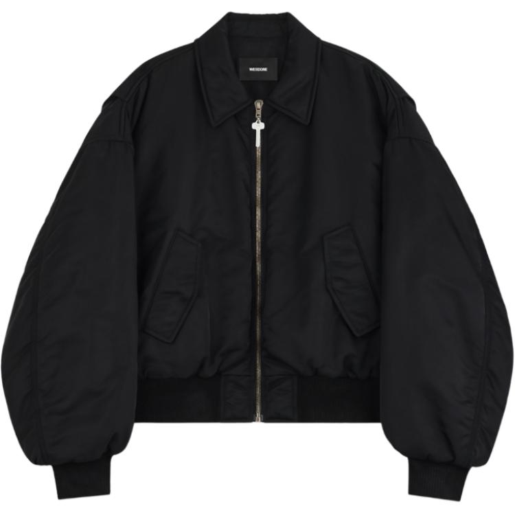 

WE11DONE Пуховик FW24 мужской черный, Black