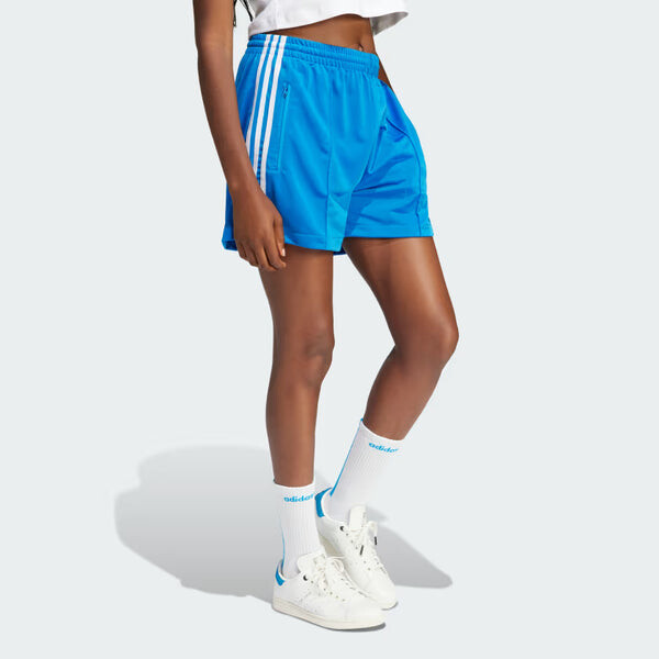 Шорты firebird shorts asia sizing 'blue bird' Adidas, синий — фото 4
