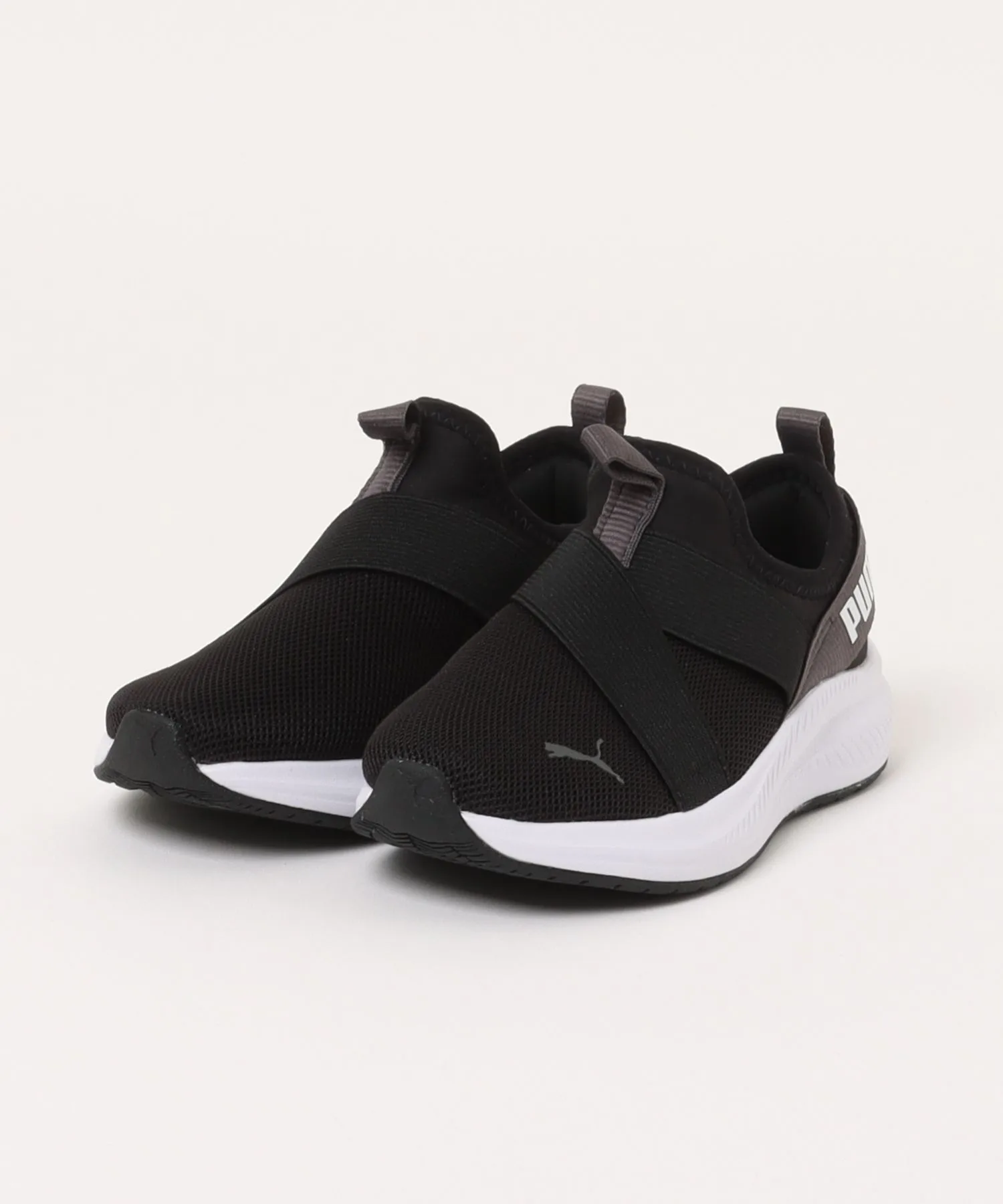 Кроссовки для детей PUMA SKYROCKET 2 SLIP ON PS без шнуровки черные