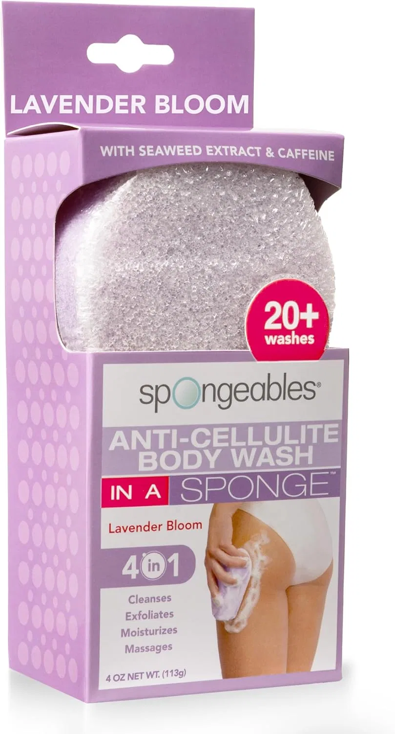 Губка-массажер для тела «Anti-Cellulite Body Wash» от COOLAPA Spongeables