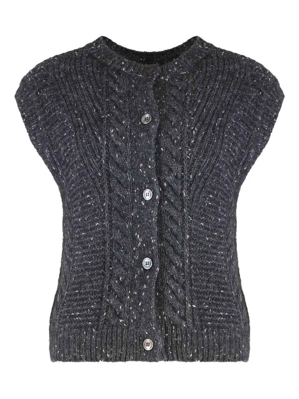 

Жилет Taffy на пуговицах MAX MARA, серый