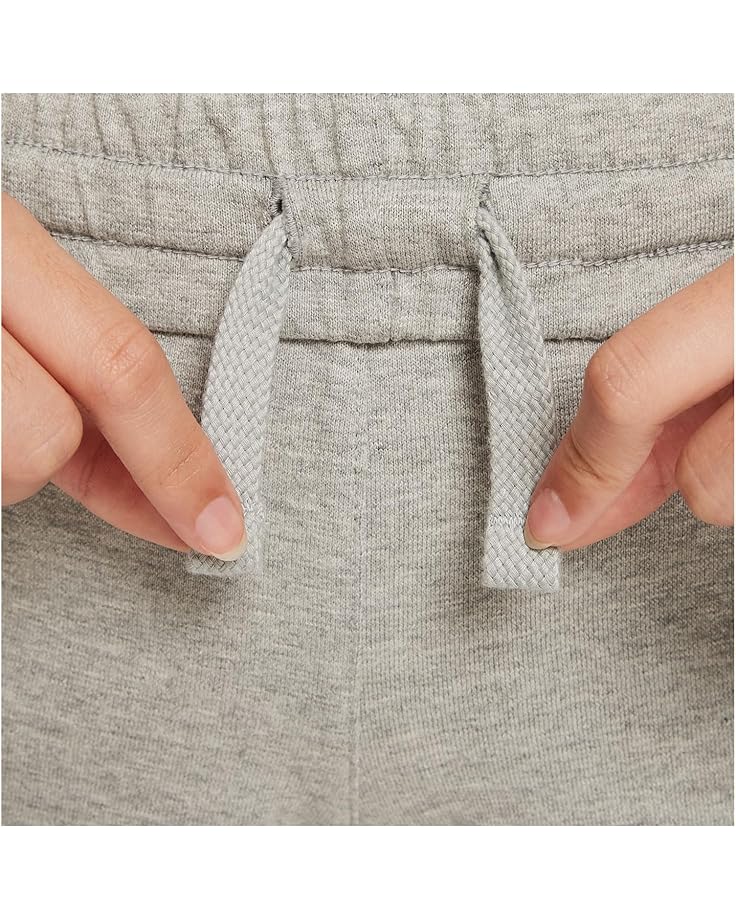 Шорты Nike Kids Club Knit Shorts 6" LBR, цвет Dark Grey Heather/White — фото 4