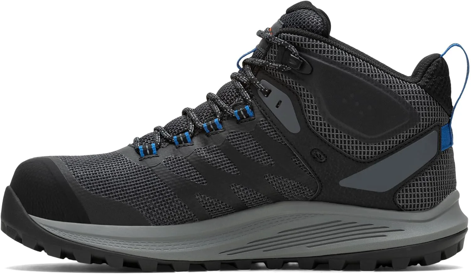 Мужские ботинки Merrell Nova 3 Mid Waterproof с карбоновым волокном, черный — фото 3