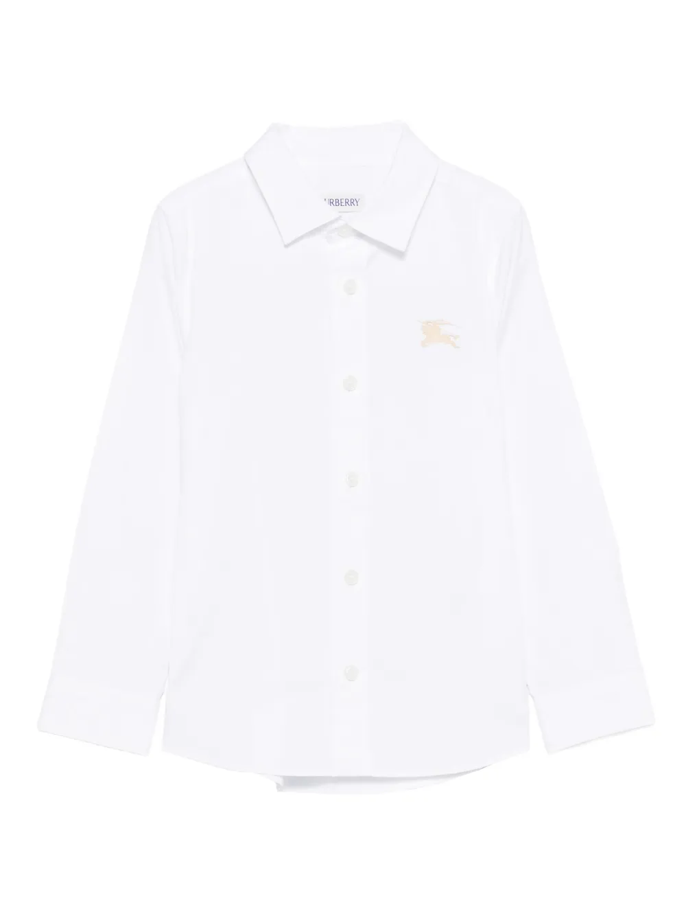 

Рубашка с мотивом «Конный рыцарь» BURBERRY KIDS, белый