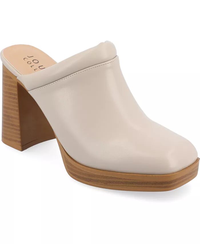 Женские мюли Izara Platform Journee Collection, коричневый/бежевый