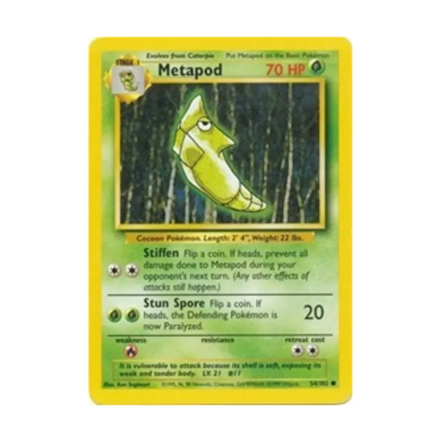 

CCG Метапод (С) #54, Pokemon - Base Set - Singles