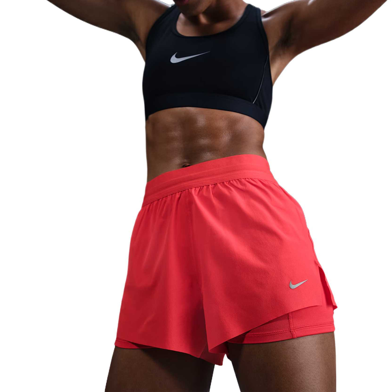 

Женские шорты Dri Fit Swoosh Sports Nike, красный