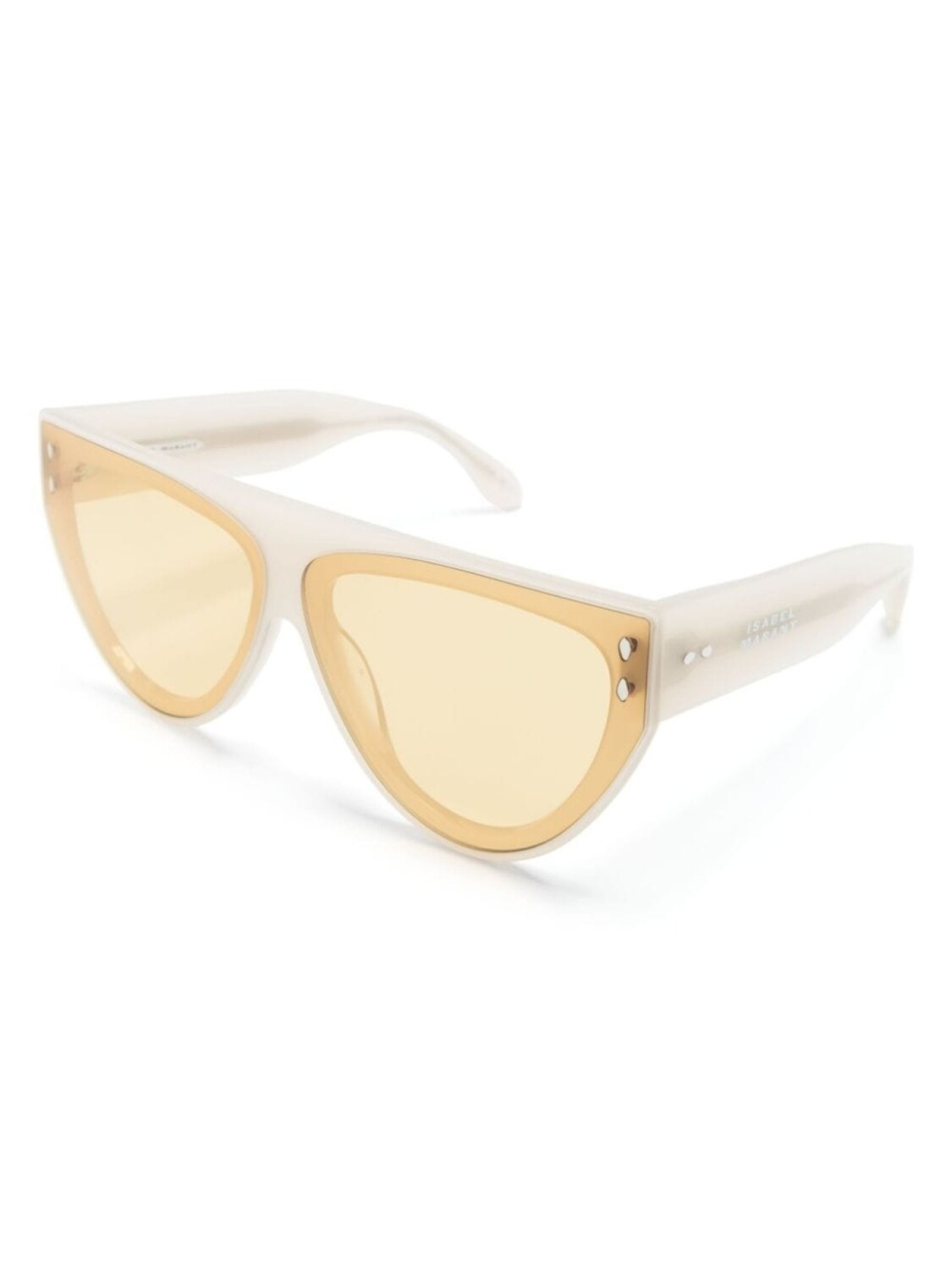 

Солнцезащитные очки в геометричной оправе Isabel Marant Eyewear, бежевый