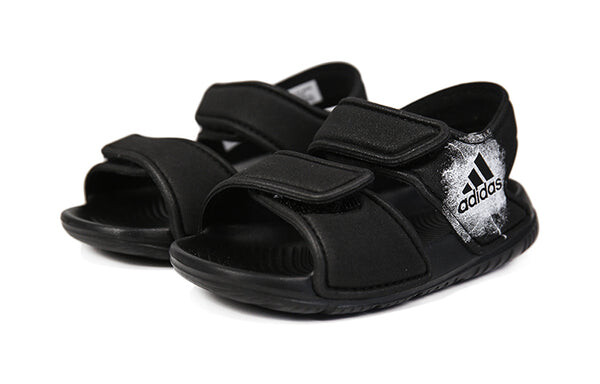 Сандалии altaswim мягкая подошва уютные открытые носки спортивные сандалии Adidas, черный — фото 3