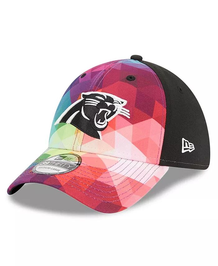 

Мужская и женская разноцветная черная бейсболка Carolina Panthers 2023 NFL Crucial Catch 39THIRTY Flex New Era