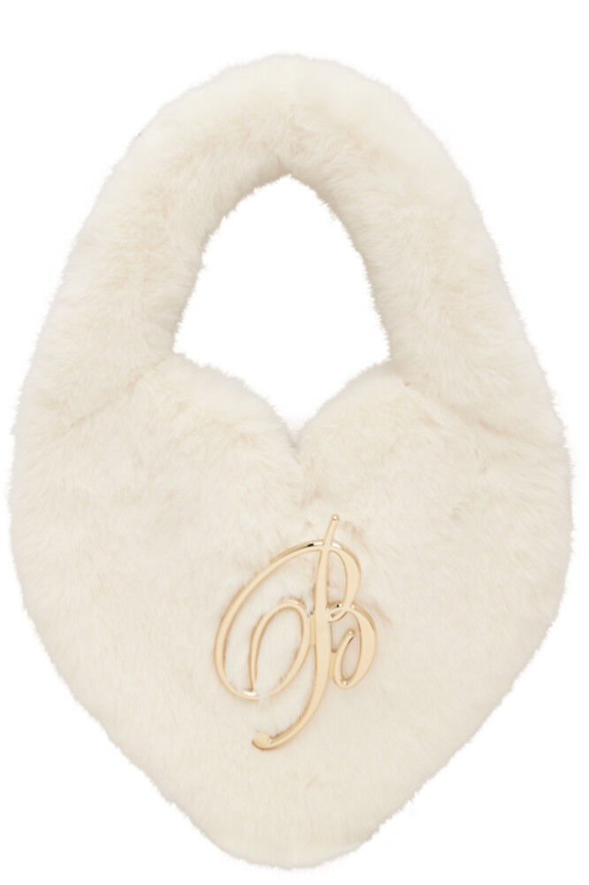 

Сумка из искусственного меха Off-White Heart Blumarine